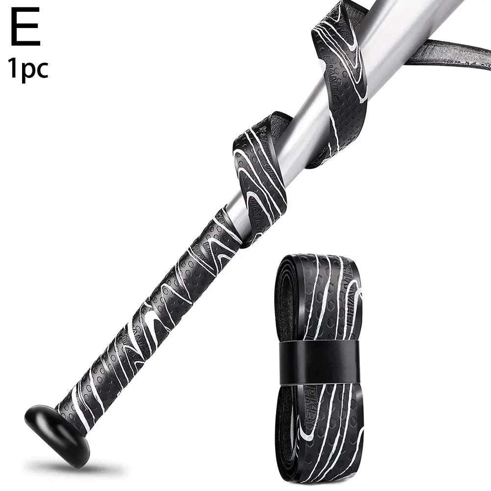 1Pcs PU Baseball Bat Tapes Wrap Shock Absorption Multicolor Anti-Slip Sport Accessoriess Bockey Cricket Softball Bat Grip