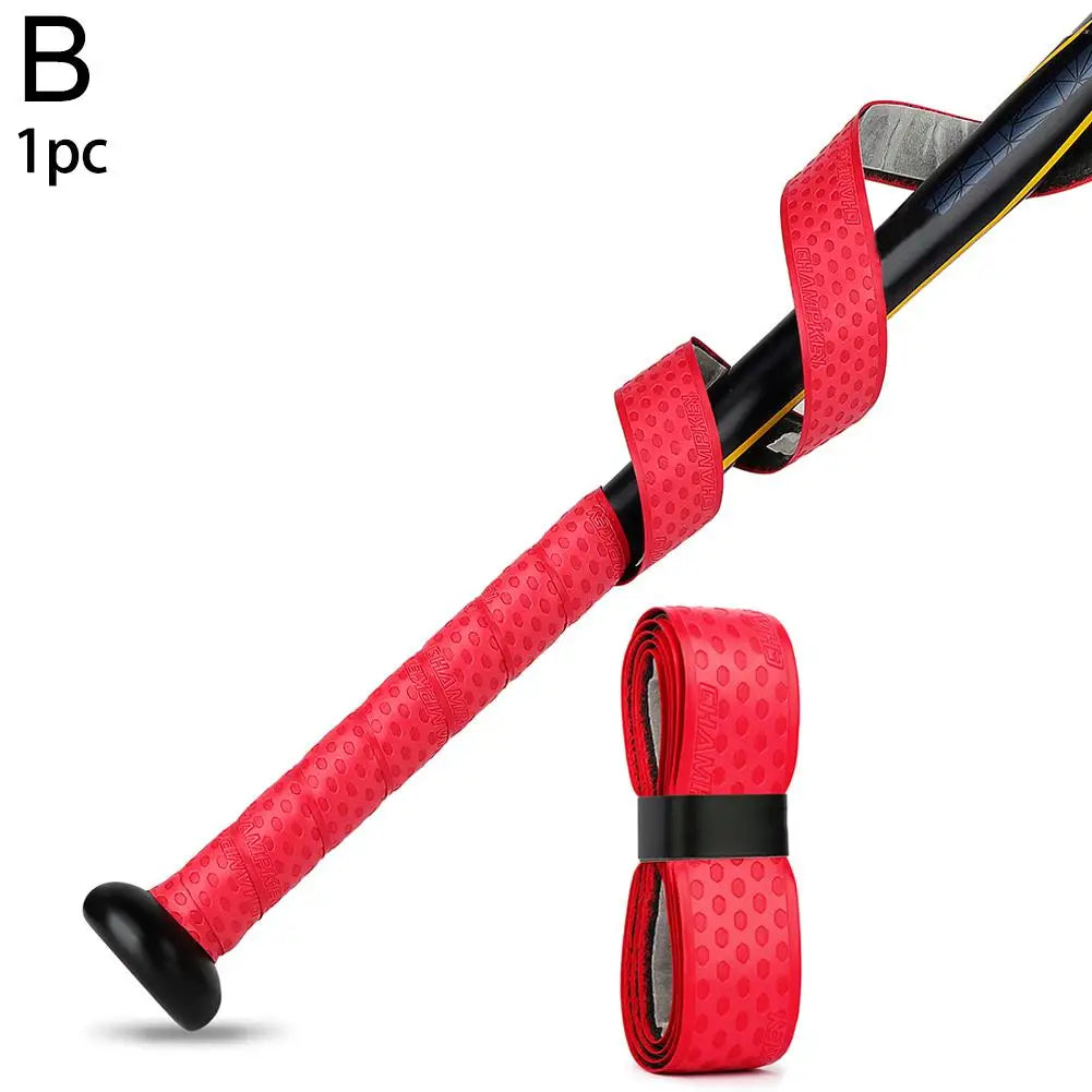 1Pcs PU Baseball Bat Tapes Wrap Shock Absorption Multicolor Anti-Slip Sport Accessoriess Bockey Cricket Softball Bat Grip