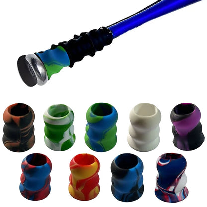 1Pc Grip Rip Bat Taper Silica Bat Taper Bat Grip Softball Accessories Wear-Resistant Baseball Bat Taper Silicone Cover Sleeves