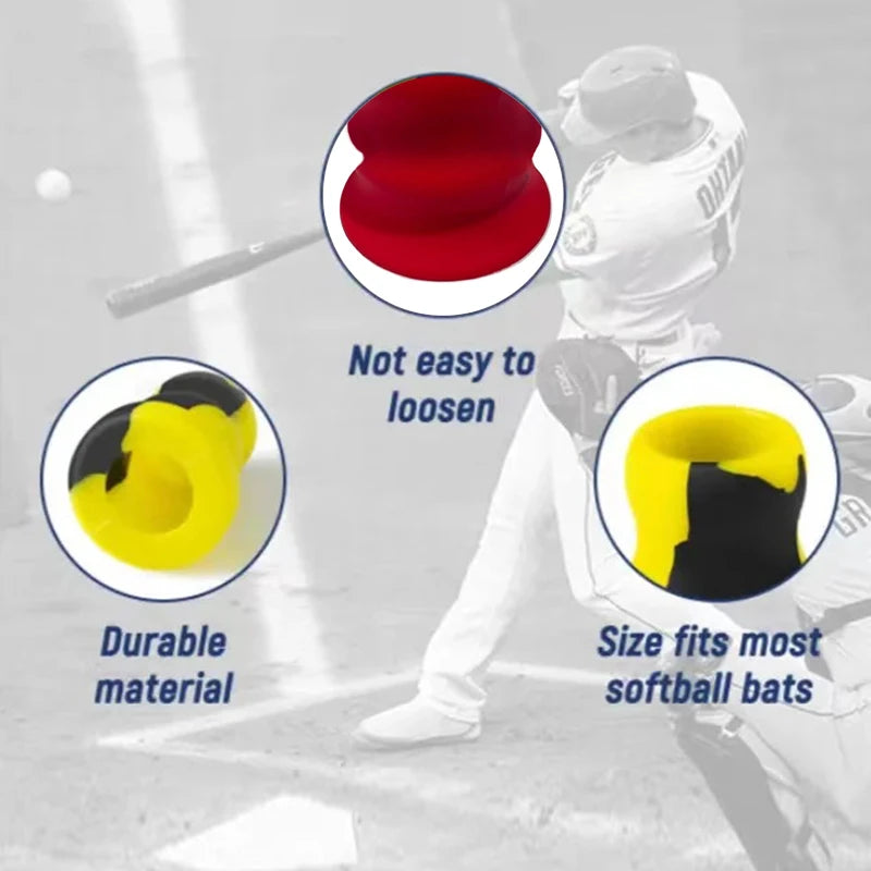 1Pc Grip Rip Bat Taper Silica Bat Taper Bat Grip Softball Accessories Wear-Resistant Baseball Bat Taper Silicone Cover Sleeves